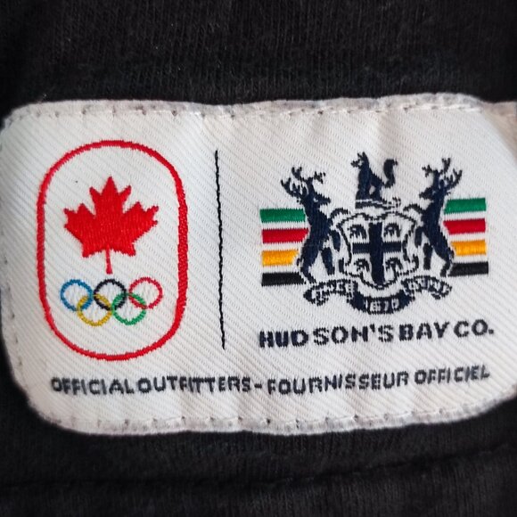 Canada Olympic Official Outfitters short sleeve T-shirt black boys 7/8 - Picture 6 of 8